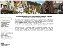 Tablet Screenshot of franken-infos.de